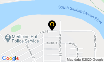 Luther Manor in Medicine Hat map