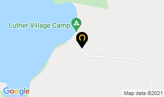 Luther Village Camp in Kenora, Unorganized map