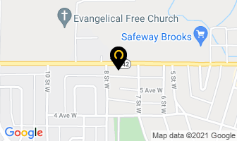 Lutheran Church Trinity in Brooks map