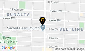 Lux Laundromat in Calgary map
