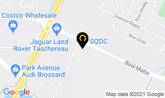 Luxaz in Brossard map