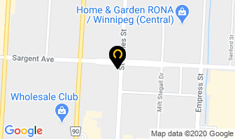 Luxottica Optical Manufacturing in Winnipeg map