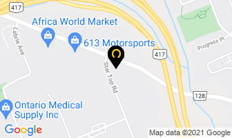 Luxury Auto Imports in Guelph map