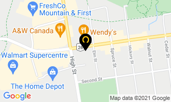 Luxury Inn in Collingwood map