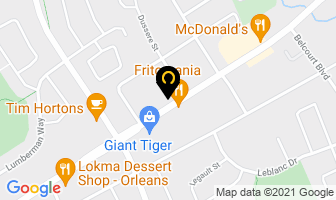 Ly Denture Clinic in Guelph map