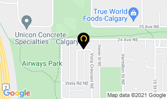 Lyle Eddy Trucking in Calgary map