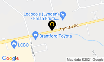 Lynden Nail & Esthetics in Brantford map