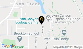Lynn Canyon Ecology Centre in Candiac map