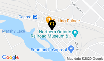 Lynn's Place in Capreol map