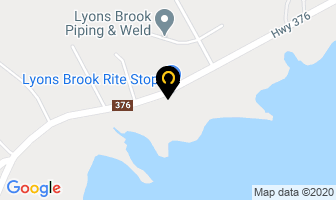 Lyons Brook Rite Stop in Pictou map