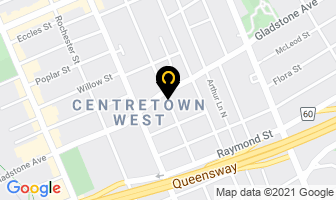 M B Auto Body Shop in Ottawa map