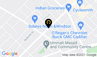 M Belliveau Endodontic in Halifax map