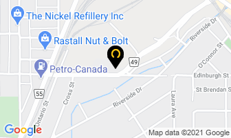 M Champagne Siding Ltd in Sudbury map