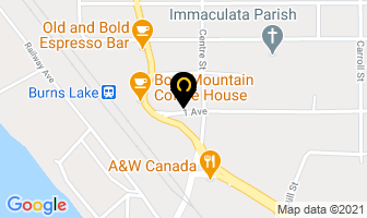 M Mcphail & Associates Inc in Burns Lake map