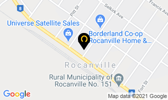 M R Challice Sales in Rocanville map