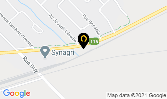 M R Plus Inc in Saint-Hyacinthe map