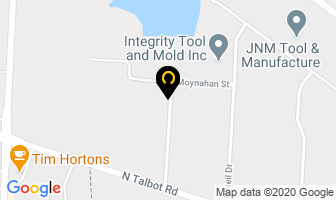 M T E Controls Corporation in Tecumseh map