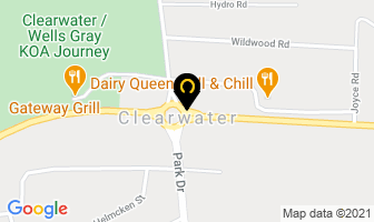M W Sharke Contracting Ltd Shop in Clearwater map