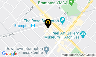 Mac Global Marketing in Brampton map