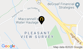 Maccannell's Water Haulage in Hamilton map