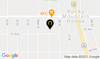 Maccleaners in Rocky Mountain House map