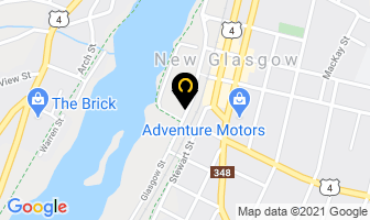 Macintosh Denture Clinic in New Glasgow map