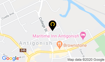 Macisaac Funeral Home in Antigonish map