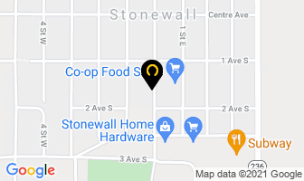 Mackenzie Funeral Service in Stonewall map