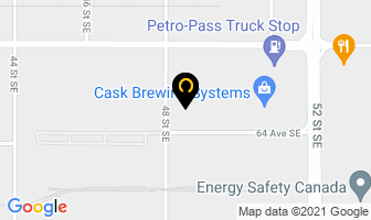 Mackie Moving Systems in Calgary map