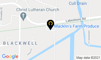 Macklin's Farm Produce in Sarnia map