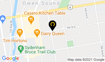Maclean Estate B & B in Owen Sound map