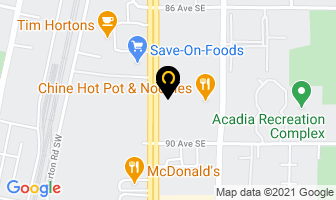 Macleod Trail Animal Hospital in Calgary map