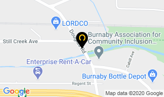 Macni's Glass in Burnaby map