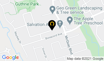 Mac's Lawn Care in Whitby map