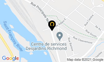 Magasin Comeau in New Richmond map