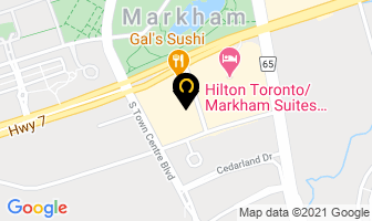 Magic Nails in Markham map