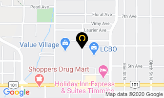 Magic Scissors Hollinger Court in Timmins map