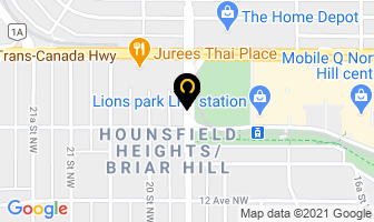 Magnetic Salon & Spa in Calgary map