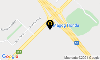 Magog Honda in Magog map