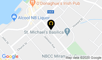Maher's Funeral Home in Miramichi map