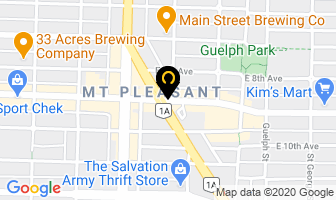 Main & Broadway Nail Salon in Vancouver map