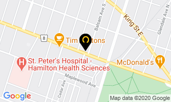 Main East Rest Home in Hamilton map