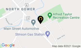 Main Street Automotive in Guelph map