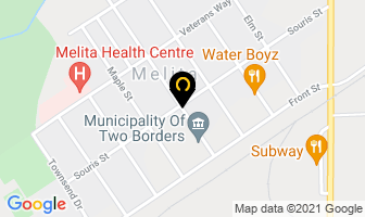 Main Street Take Out in Melita map