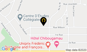 Maison Des Jeunes in Chibougamau map