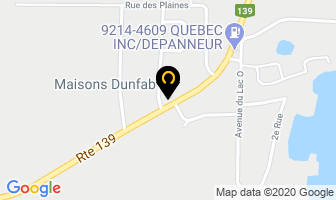 Maisons Dunfab Inc in Leduc map