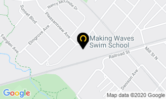 Making Waves Swim School in Brampton map