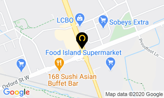 Malibu Restaurant West Inc in London map
