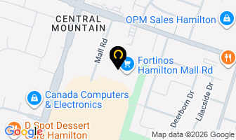 Mall Road Dental in Hamilton map
