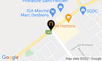 Mallette in Saint-félicien map